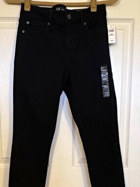 GAP Black Jeans Stretch Size 6/28 Regular